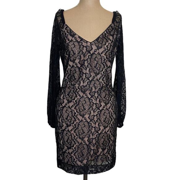 Dress the Population Lace Mini Dress New - Picture 2 of 10